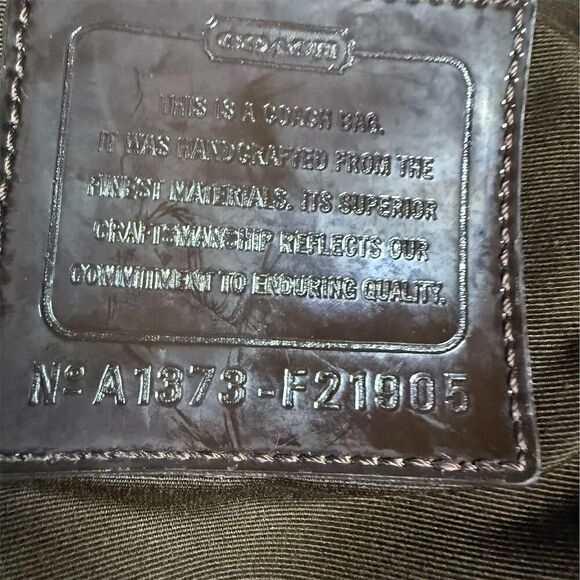 Coach Signature Stripe Demi Crossbody Bag Brown/Beige Women's Handbag - Picture 4 of 12